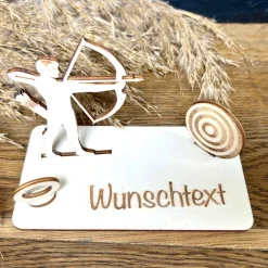 New Geldscheinhalter Bogenschießen, Pfeil und Bogen, Geldgeschenk, Geburtstag, Geschenk, Wunschtext, Personalisierbar Geschenke