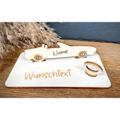 New Geldscheinhalter Cabrio, Auto, Geburtstag, Führerschein, Geschenk, Wunschtext, Personalisierbar Geschenke