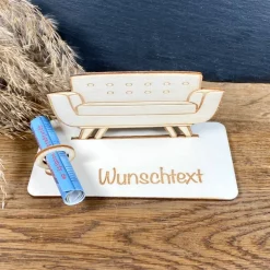 Best Geldscheinhalter Couch, Sofa, Geldgeschenk, Geburtstag, Geschenk, Wunschtext, Personalisierbar Geschenke