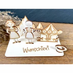 Geschenke|WoodyfyKreativ Geldscheinhalter Fest, Dirndl, Geldgeschenk, Geburtstag, Fest, Party, Geschenk, Bayern, Wunschtext, Personalisierbar