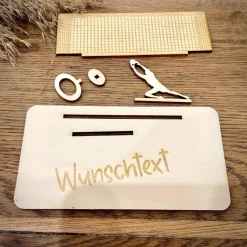 Geschenke|WoodyfyKreativ Geldscheinhalter Fußballspieler, Keeper, Torwart, Torhüter, Geldgeschenk, Geburtstag, Wunschtext, Personalisierbar