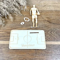 Sale Geldscheinhalter Fußballspieler, Geldgeschenk, Geburtstag, Wunschtext, Personalisierbar Geschenke