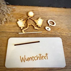 Geschenke|WoodyfyKreativ Geldscheinhalter Geldsack, Geld, Stick Figure, Geldgeschenk, Geburtstag, Hochzeit, Jubiläum, Geschenk, Wunschtext, Perso