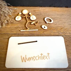 Geschenke|WoodyfyKreativ Geldscheinhalter Geldsack, Geld, Stick Figure, Geldgeschenk, Geburtstag, Hochzeit, Jubiläum, Geschenk, Wunschtext, Perso