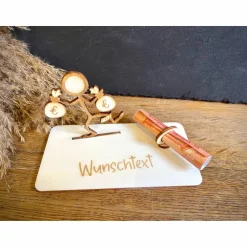 Geschenke|WoodyfyKreativ Geldscheinhalter Geldsack, Geld, Stick Figure, Geldgeschenk, Geburtstag, Hochzeit, Jubiläum, Geschenk, Wunschtext, Perso