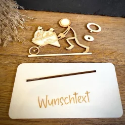 Online Geldscheinhalter Geldsack, Geld, Stick Figure, Geldgeschenk, Geburtstag, Hochzeit, Jubiläum, Geschenk, Wunschtext, Perso Geschenke