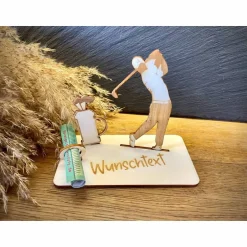 Best Geldscheinhalter Golf, Golfer, Golfspieler, Geldgeschenk, Geburtstag, Geschenk, Wunschtext, Personalisierbar Geschenke