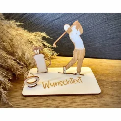 Best Geldscheinhalter Golf, Golfer, Golfspieler, Geldgeschenk, Geburtstag, Geschenk, Wunschtext, Personalisierbar Geschenke