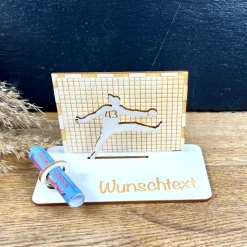 Geldscheinhalter Handball, Handballspieler, Geldgeschenk, Geburtstag, Wunschtext, Personalisierbar Geschenke