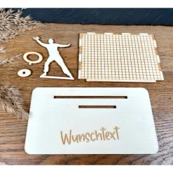Best Geldscheinhalter Handball, Handballspieler, Geldgeschenk, Geburtstag, Wunschtext, Personalisierbar Geschenke