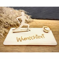 Geldscheinhalter Joggen, Laufen, Geldgeschenk, Geburtstag, Geschenk, Wunschtext, Personalisiert Geschenke