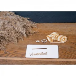 Geldscheinhalter Kamera, Spiegelreflex, Systemkamera, Geldgeschenk, Geburtstag, Geschenk, Wunschtext, Personalisierbar Geschenke