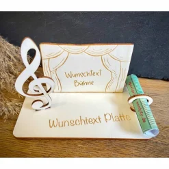 New Geldscheinhalter Konzert, Theater, Musical, Musik, Geldgeschenk, Geburtstag, Geschenk, Wunschtext, Personalisierbar Geschenke