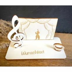 Geschenke|WoodyfyKreativ Geldscheinhalter Konzert, Theater, Musical, Musik, Geldgeschenk, Geburtstag, Geschenk, Wunschtext, Personalisierbar