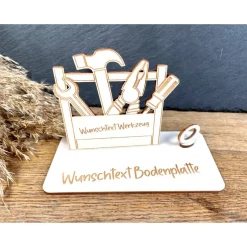 Geschenke|WoodyfyKreativ Geldscheinhalter Maler, Renovierung, Geldgeschenk, Geburtstag, Geschenk, Wunschtext, Personalisierbar