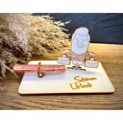 New Geldscheinhalter Mann mit Koffer, Urlaub, Reise, Geldgeschenk, Geburtstag, Flitterwochen, Geschenk, Wunschtext, Personal Geschenke