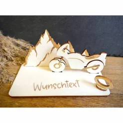 Clearance Geldscheinhalter Motorradtour, Urlaub, Bergtour, Pyrenäen, Geldgeschenk, Geburtstag, Geschenk, Wunschtext, Personalisier Geschenke