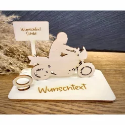 Sale Geldscheinhalter Motorrad, Motorradfahrer, Geburtstag, Führerschein, Geschenk, Wunschtext, Personalisierbar Geschenke