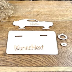 Sale Geldscheinhalter Mustang, Auto, Geburtstag, Führerschein, Geschenk, Wunschtext, Personalisierbar Geschenke
