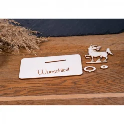 Geldscheinhalter Pferd, Geldgeschenk, Geburtstag, Reiten, Geschenk, Wunschtext, Personalisierbar Geschenke