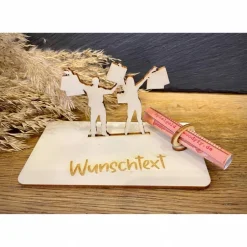 Geschenke|WoodyfyKreativ Geldscheinhalter Shopping, Einkaufen, Geldgeschenk, Geburtstag, Geschenk, Wunschtext, Personalisierbar