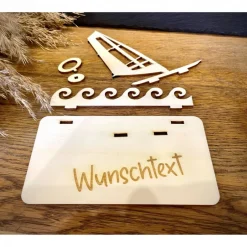Online Geldscheinhalter Surfen, Surfer, Wasser, Geldgeschenk, Geburtstag, Geschenk, Wunschtext, Personalisierbar Geschenke