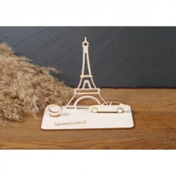 Clearance Geldscheinhalter Urlaub, Paris, Eiffelturm, Frankreich, Weltreise, Auto, Geldgeschenk, Geburtstag, Geschenk, Wunschtext, Geschenke