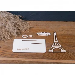 Clearance Geldscheinhalter Urlaub, Paris, Eiffelturm, Frankreich, Weltreise, Auto, Geldgeschenk, Geburtstag, Geschenk, Wunschtext, Geschenke