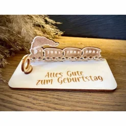 New Geldscheinhalter Zug, Eisenbahn, Kind, Geldgeschenk, Geburtstag, Kindergeburtstag, Geschenk, Wunschtext, Personalisierba Geschenke