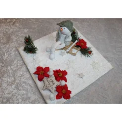 Outlet Geldverpackung,Geldgeschenk zu Weihnachten, Schneemann auf dem Schlitten Geldgeschenke