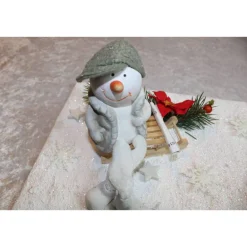 Outlet Geldverpackung,Geldgeschenk zu Weihnachten, Schneemann auf dem Schlitten Geldgeschenke