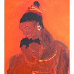 Geschenke Für Frauen|Susanne Hiebl...die etwas andere Art! Gemälde USALAMA abstrakte Acrylmalerei  auf einem Keilrahmen Kunst direkt v. Künstler Malerei Acrylbild