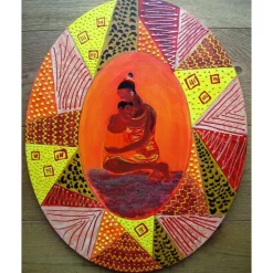 Geschenke Für Frauen|Susanne Hiebl...die etwas andere Art! Gemälde USALAMA abstrakte Acrylmalerei  auf einem Keilrahmen Kunst direkt v. Künstler Malerei Acrylbild