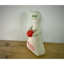 Clearance Genähtes Gespenst mit gehäkeltem Kürbis - ein tolles Upcycling Unikat für Halloween oder Gothik Fans Deko Halloween