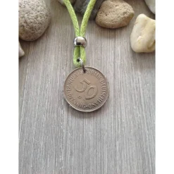 Clearance Geschenk / Kette mit einem  50-Pfennig-Stück von 1973  /  Geburtstag / Jubiläum Geschenke Für Frauen