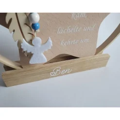 Best Geschenk für Sternenkind, Ring mit Stern mit Spruch und Namen, Erinnerung an Sternenkind, Geschenk für Sterneneltern Mutmacher