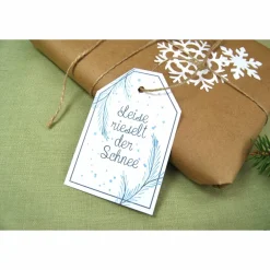 Geschenkeanhänger|my-own-story Geschenkanhänger Geschenk Anhänger Weihnachten Tag Geschenk-Tag Aquarell Natur botanisch Pflanzen Weihnachtslieder Liedtext Karte Verpacken