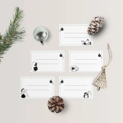 New Geschenkaufkleber Set *Süße Weihnachtstiere* / Etiketten für Adventskalender und Weihnachtsgeschenke Sticker & Aufkleber