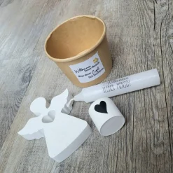 Sale Geschenkbecher  "Willkommen kleiner Mensch"/Kerze / Kerzenhalter / Schutzengel Geschenke