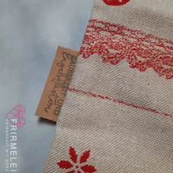 Hot Geschenkbeutel - natur mit roten, winterlichen Motiven(Varianten) Säckchen & Beutel