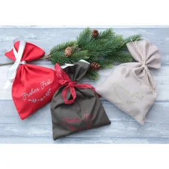 New Geschenkbeutel Frohes Fest Säckchen & Beutel