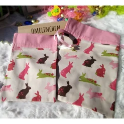 Best Geschenkbeutel, Osterbeutel, nachhaltige Geschenkverpackung, Hasenmotiv Geschenkverpackungen