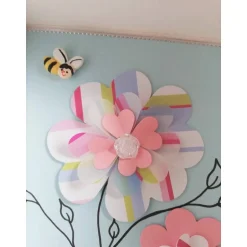 Best Geschenkbox Verpackung für Geldgeschenk – Blumenwiese mit Biene, Herzlichen Glückwunsch Geschenkverpackungen