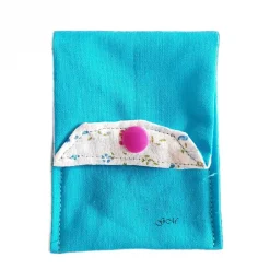 Outlet Geschenkebeutel – Kleine Stofftasche für Geschenke & Kindergeldbeutel, Handgemacht,  Türkis Geschenkverpackungen