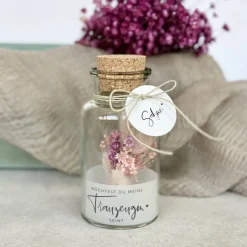Clearance Geschenkglas LEXI Möchtest du meine Trauzeugin sein? mittel Trockenblumenstrauß Personalisiert Accessoires