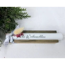 Geschenkkerzen - Stabkerze mit Spruch - Kerzen & Beleuchtung