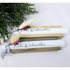 Geschenkkerzen - Stabkerze mit Spruch - Kerzen & Beleuchtung