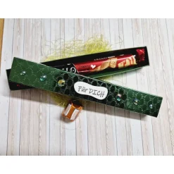 Best Geschenkschachtel für Schokoriegel – Handgemachte grüne Geschenkverpackung Geschenkverpackungen