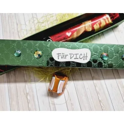 Best Geschenkschachtel für Schokoriegel – Handgemachte grüne Geschenkverpackung Geschenkverpackungen