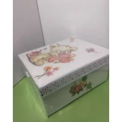 Outlet Geschenkschachtel -Teddy bringt Geschenk- Geschenkverpackungen